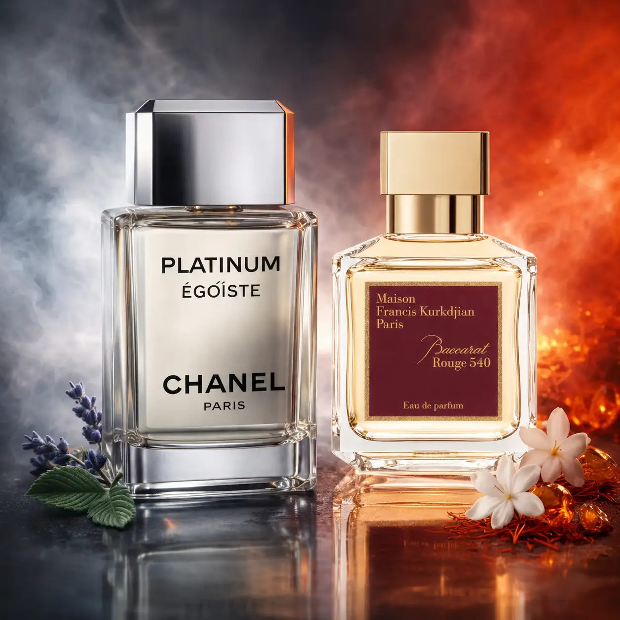 عطر اغواگر 1 (ترکیبی پلاتینیوم شنل + باکارات رژ سفید)