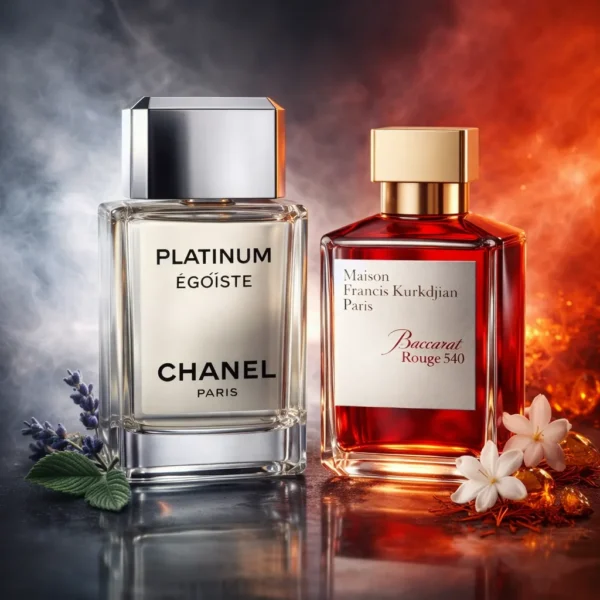 عطر اغواگر 1 (ترکیبی پلاتینیوم شنل + باکارات رژ سفید)