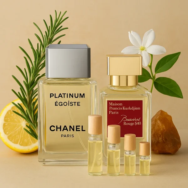 عطر اغواگر 1 (ترکیبی پلاتینیوم شنل + باکارات رژ سفید)