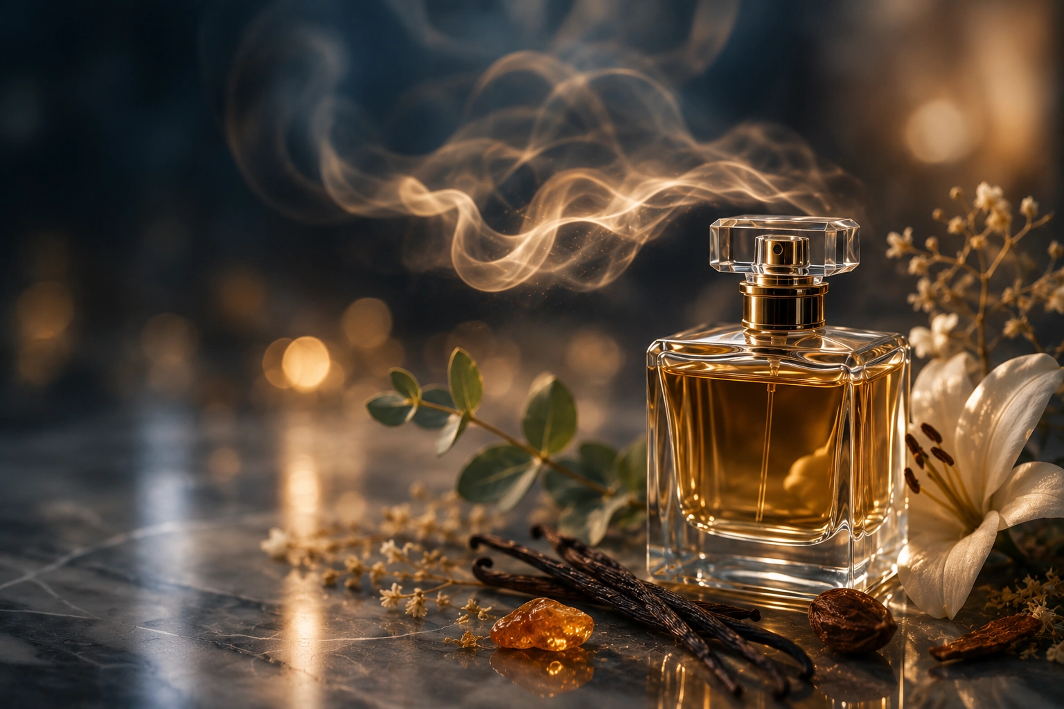 تصویر خط بو یا رد بوی عطر